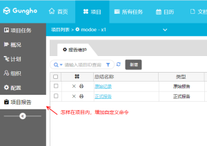 Gungho項目管理系統(tǒng)自定義菜單命令擴(kuò)展實現(xiàn)過程